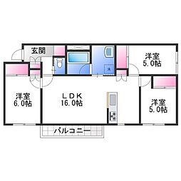 間取図画像 3LDK