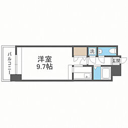 エステート・モア浄水通り 1Kの間取図画像