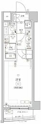 ARTESSIMO POSSO 2階1Kの間取り