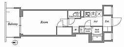 オーパスホームズ川口 1Kの間取図画像