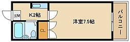 中之町TKハイツ 2階/-
