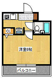 クリオ藤沢本町壱番館 1Kの間取図画像
