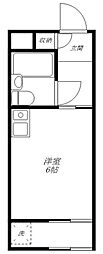 ジョイフル早稲田 ワンルームの間取図画像