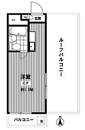 メゾン・ド・スイエール ワンルームの間取図画像