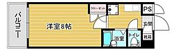 リファレンス吉塚 1Kの間取図画像