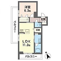 セルディーナ 00303 ｜ 茨城県水戸市千波町163-1（賃貸マンション1LDK・3階・44.40㎡） その2