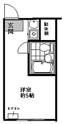 ビラシャルダン高松町 ワンルームの間取図画像