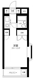 サンパレス中野 1Kの間取図画像