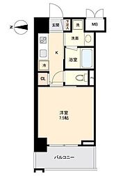 Primal板橋本町 1Kの間取図画像