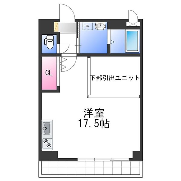 大阪府岸和田市西之内町(賃貸アパート1R・2階・41.04㎡)の写真 その2