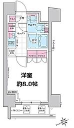 ステラメゾン三軒茶屋 1Kの間取図画像