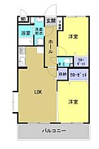 グランテージＩ 4A ｜ 熊本県上天草市大矢野町上（賃貸マンション2LDK・4階・54.00㎡） その2