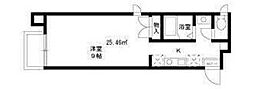 エステートピアルナ 1Kの間取図画像
