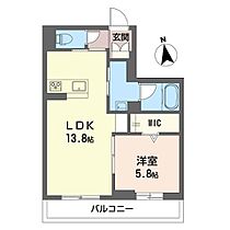 誉 00202 ｜ 群馬県高崎市飯塚町1248-20（賃貸マンション1LDK・2階・46.70㎡） その2