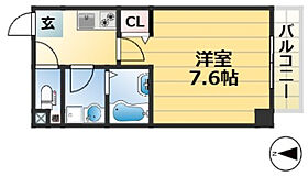 兵庫県神戸市兵庫区南逆瀬川町（賃貸アパート1R・5階・21.42㎡） その2