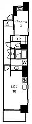 L-Flat田町 1LDKの間取図画像