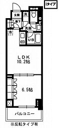 レジディア杉並方南町 1LDKの間取図画像