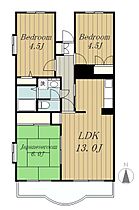 東京都町田市本町田329-1（賃貸マンション3LDK・4階・65.21㎡） その2