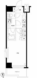 ルーブル新高島平 7階1Kの間取り