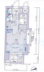 ライオンズマンション大濠第3 1Kの間取図画像