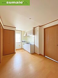 南海加太線 中松江駅 徒歩16分の賃貸アパート 1階2DKのリビング/ダイニング