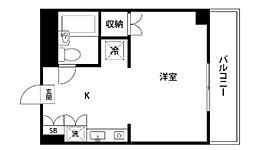 キャピィインプラザ北小岩 ワンルームの間取図画像