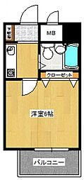間取図画像 1K