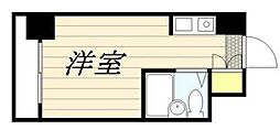 フォーラムイン東京 ワンルームの間取図画像