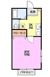 間取図画像 1K