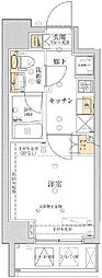 ユリカロゼ梅島 1Kの間取図画像