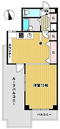 アセッツ江古田 2Kの間取図画像