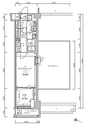 ベルシード板橋本町プレミア2 9階1LDKの間取り
