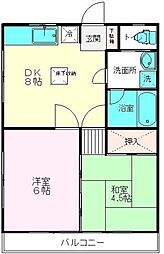 間取図画像 2DK