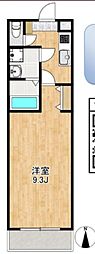 ドミール所沢5 1Kの間取図画像