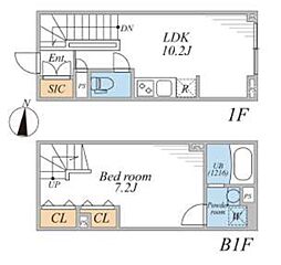 間取図画像 1LDK