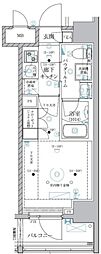 ベルグレード川崎AZ 1Kの間取図画像