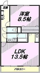 リアライズ羽村 1LDKの間取図画像