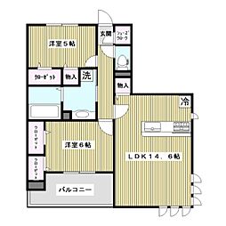 ファミール高島平 2LDKの間取図画像