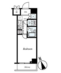 西武新宿線 鷺ノ宮駅 徒歩6分の賃貸マンション 3階1Kの間取り
