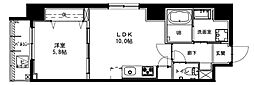 ボナール西船橋 1LDKの間取図画像
