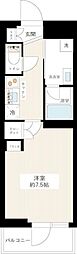 ジュイールパルフェ西新井 1Kの間取図画像