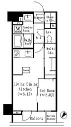 スターヒルズ関内 1LDKの間取図画像
