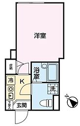 Sincrease東武練馬 2階1Kの間取り