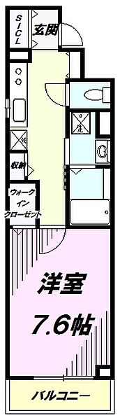 東京都八王子市八幡町(賃貸マンション1K・3階・32.99㎡)の写真 その2