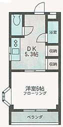 エンゼルハイツ 1DKの間取図画像