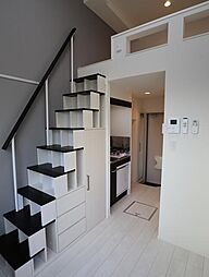 ハーモニーテラス・AVAND中村橋 1階ワンルームのリビング/ダイニング