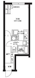 Genovia池袋 1Kの間取図画像