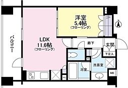 クレアホームズ新宿百人町 1LDKの間取図画像