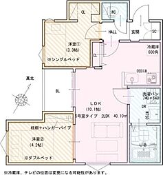 JR東海道・山陽本線 塚本駅 徒歩13分の賃貸アパート 3階2LDKの間取り