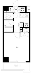 ルーブル高田馬場参番館 1Kの間取図画像